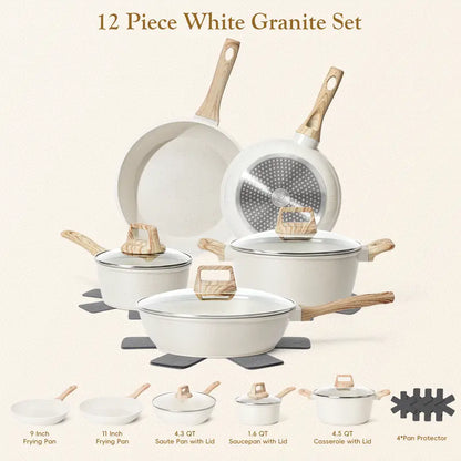 Granite Induction Cookware Set