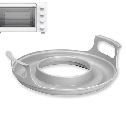 HeatMate™ Microwave Plate Holder – Durable, Easy-Clean Steam Tray for Bowls & Dishes