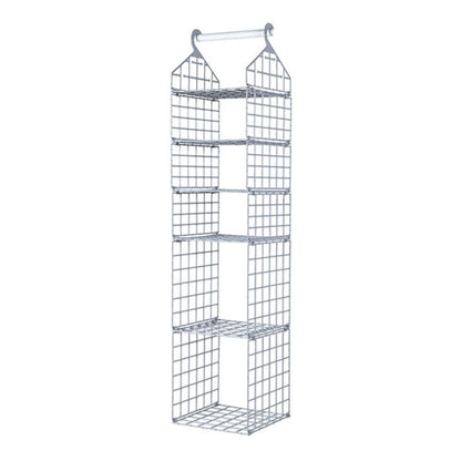 ClosetMax™ Foldable Hanging Organizer – Multi-Tier Space Saver for Pajamas, Coats, Sweaters & More