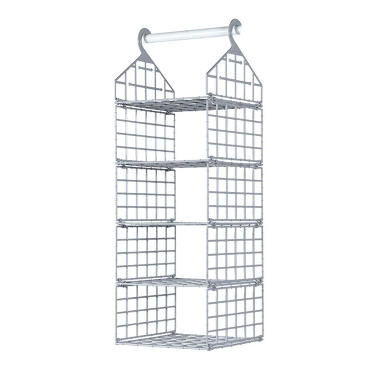 ClosetMax™ Foldable Hanging Organizer – Multi-Tier Space Saver for Pajamas, Coats, Sweaters & More