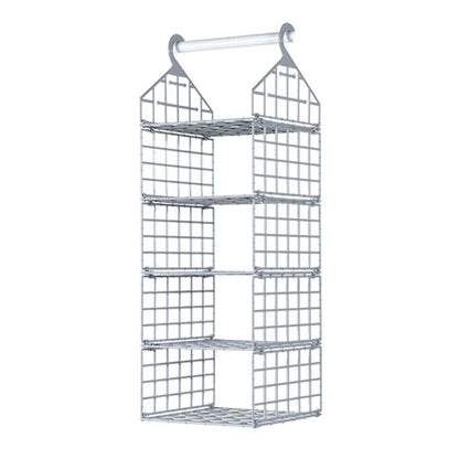 ClosetMax™ Foldable Hanging Organizer – Multi-Tier Space Saver for Pajamas, Coats, Sweaters & More