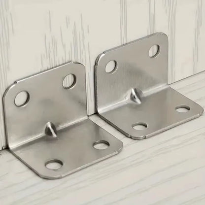 20Pcs Angle Iron Board Table, Chair, Cabinet, Wardrobe, Fixed Connector, 90-Degree Angle Iron Plate Bracket