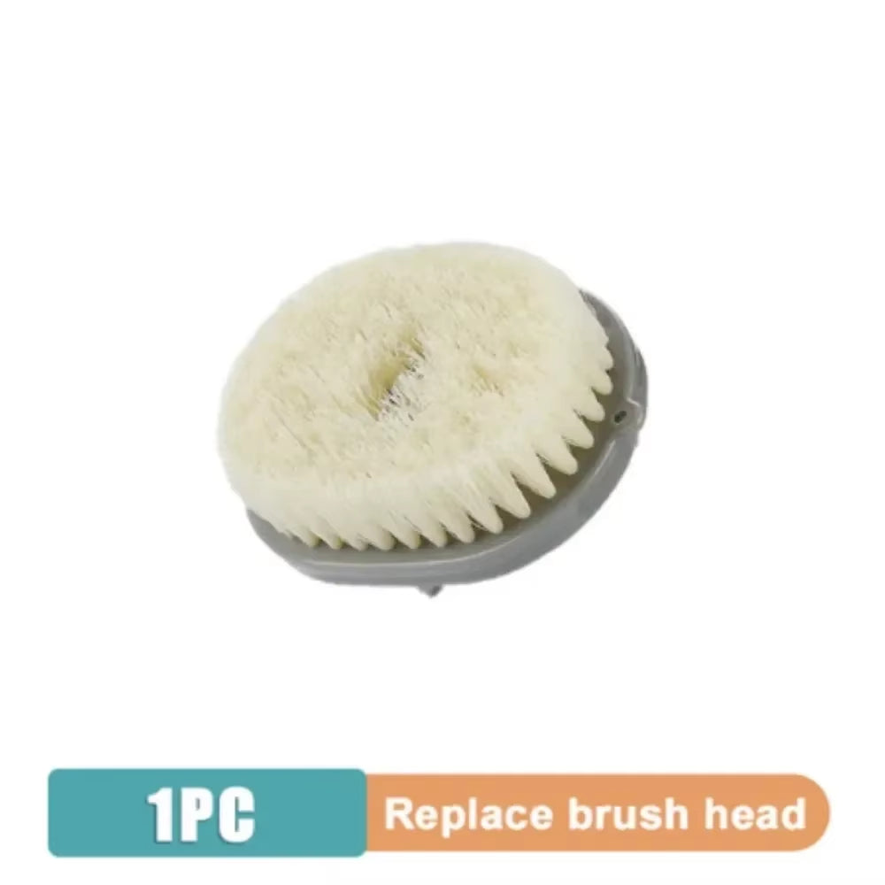 GlowScrub™ Long Handle Bath Brush – Exfoliating Shower Sponge with Built-In Liquid Dispenser for Full-Body Cleanse