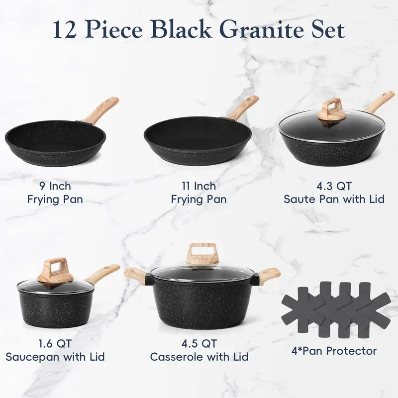 Granite Induction Cookware Set